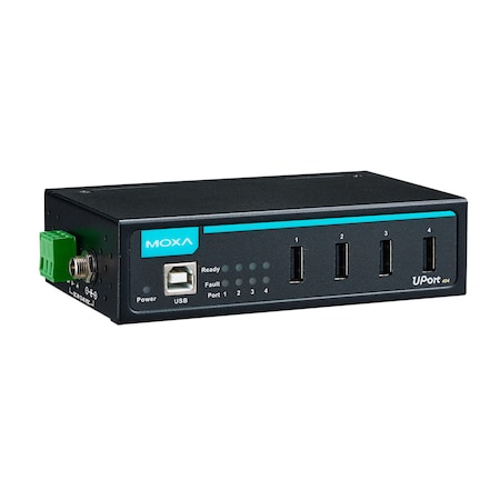 Moxa 4Port Indust.-Grade Usb Hub, W/ Adapter UPort 404